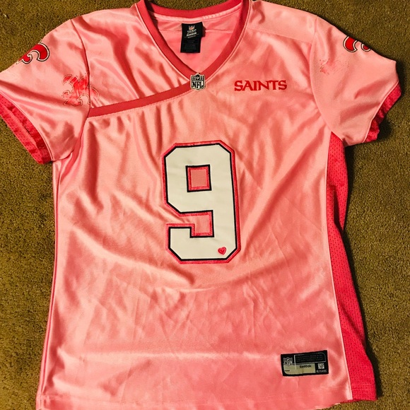 pink saints jersey